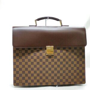 Authentic Louis Vuitton LV Business Bag Altona GM Brown Damier mn715-112525